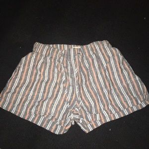 striped shorts